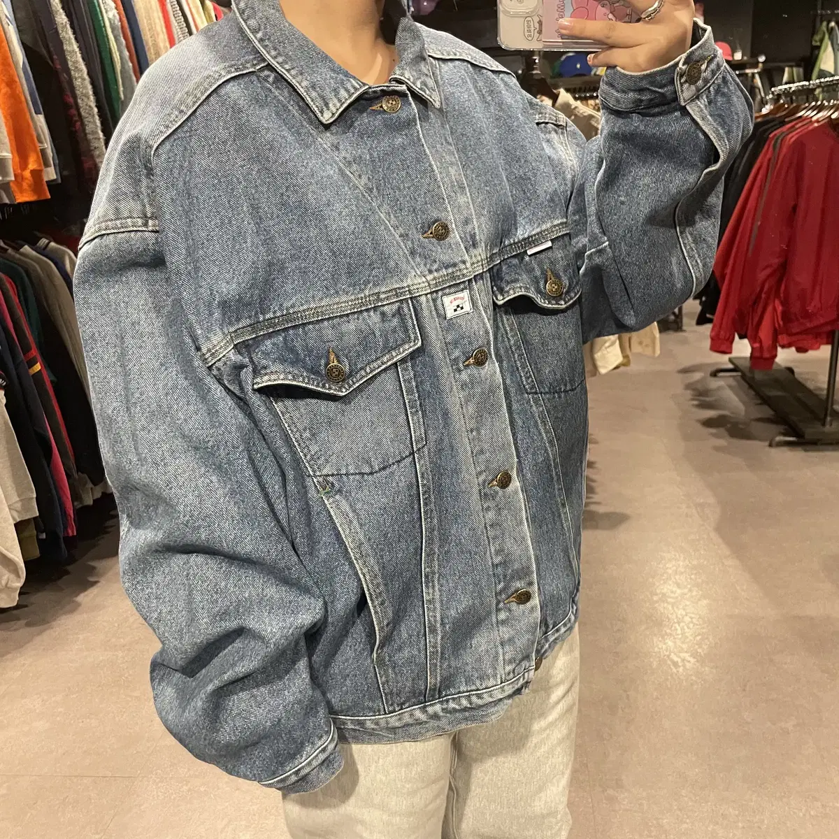 (058)  Cecker Denim Jacket 채뉴욕 데님 청자켓