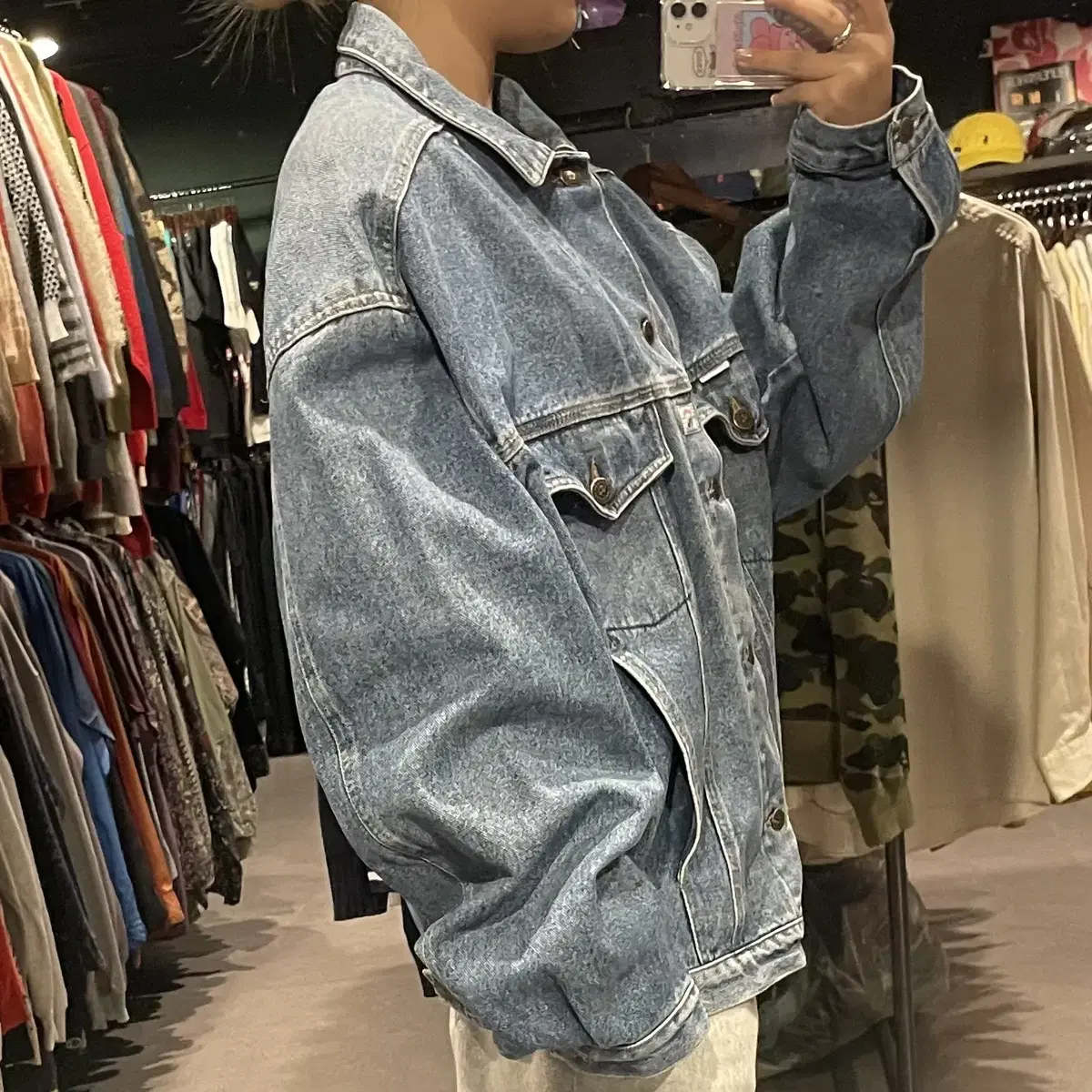 (058)  Cecker Denim Jacket 채뉴욕 데님 청자켓