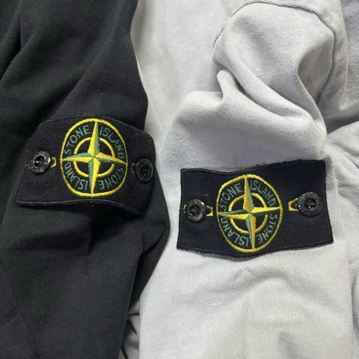 Stone Island 21FW Long Sleeve Pearl Gray XXL 110 (Black sold out)