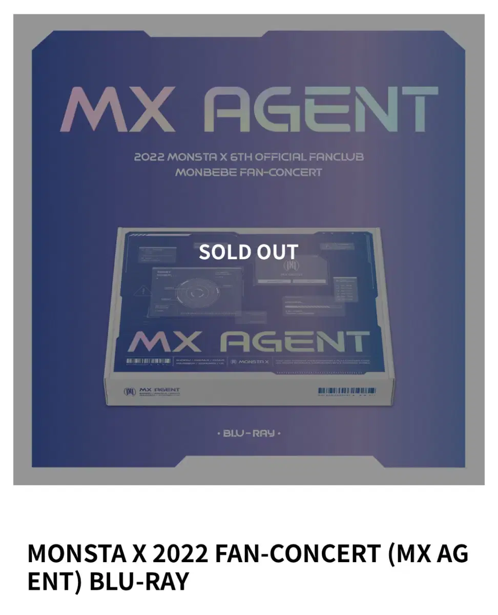 monstax monsta x blu-ray fan con mx agent