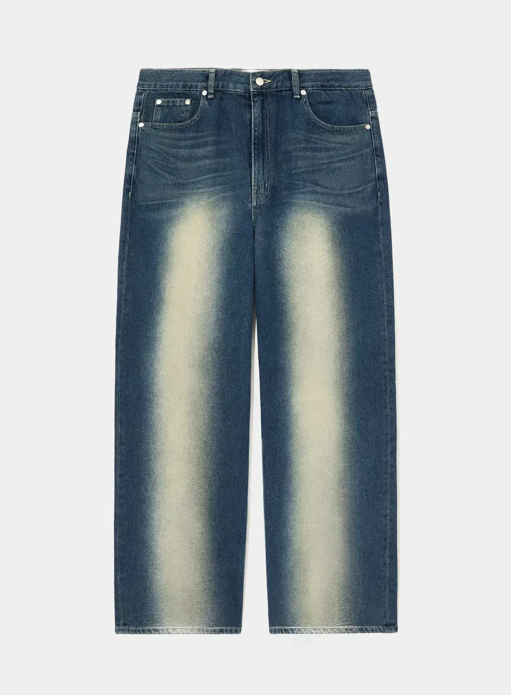 New) Setter Brooklyn Neutro Wide Washed Denim Pants