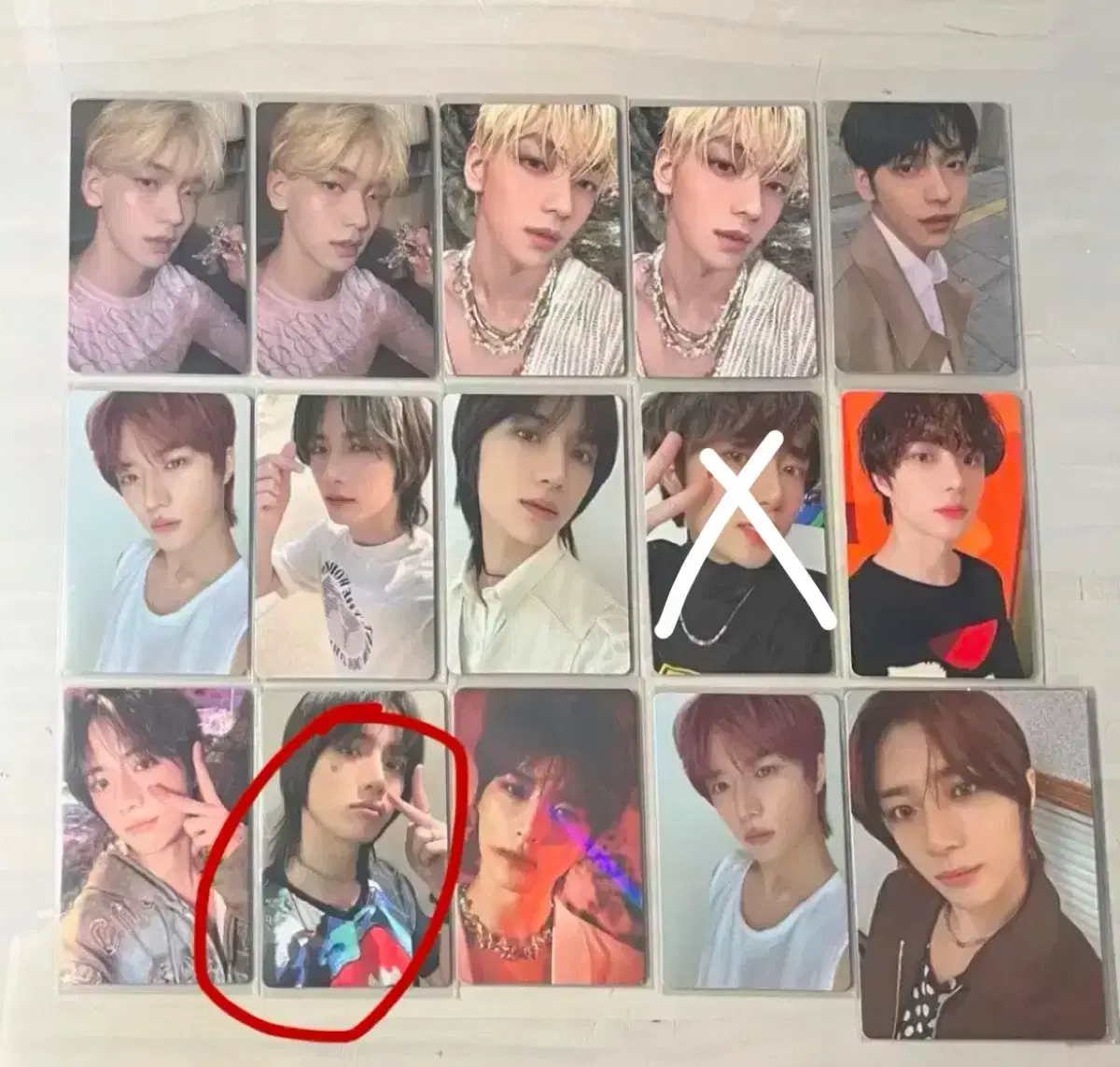 폭덤) txt photocard wts soobin Beomgyu