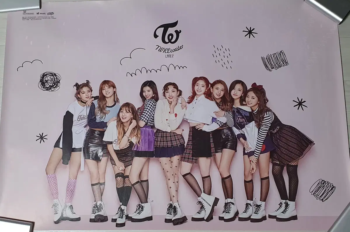 Twice KNOCK KNOCK Official Large poster new