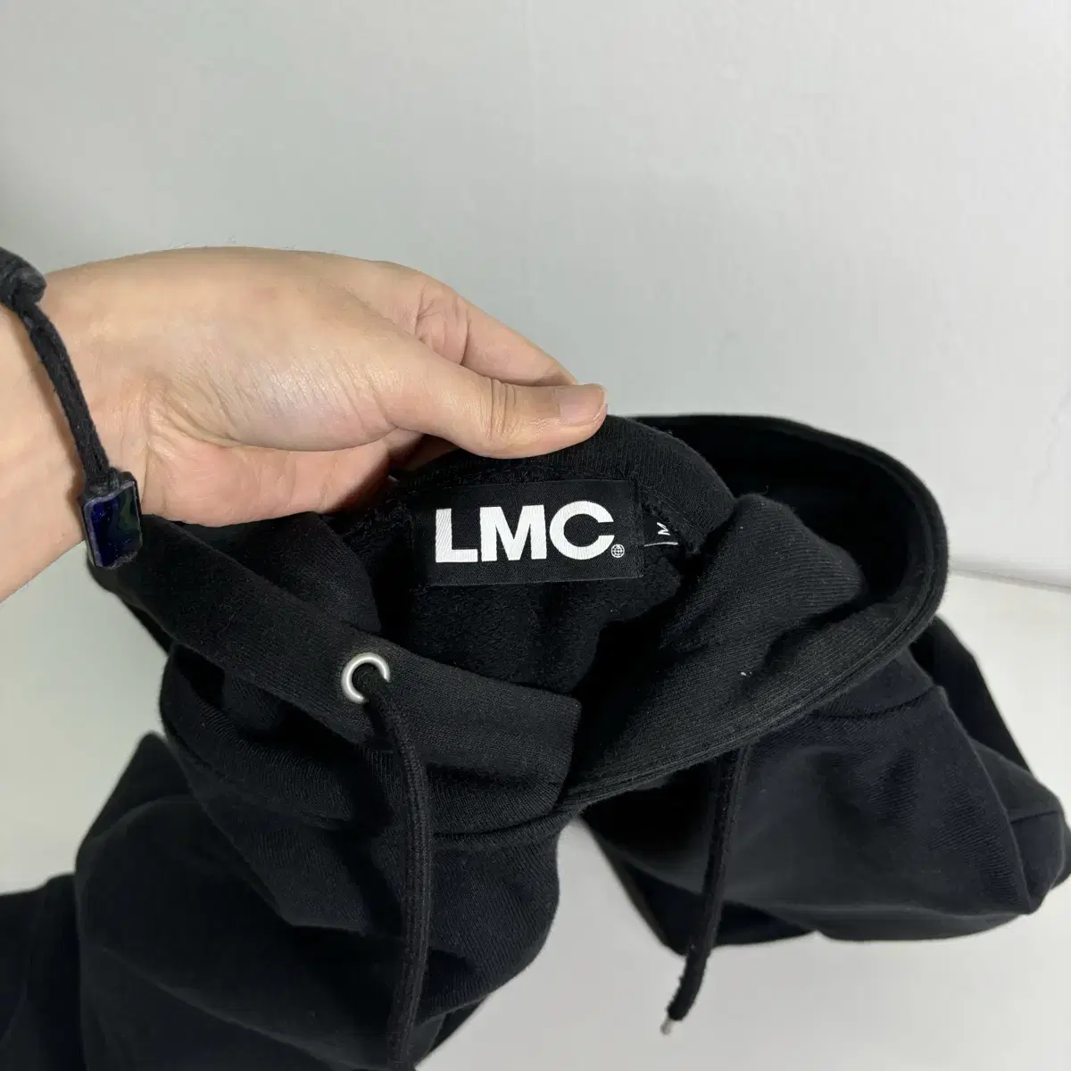 M LMC 엘엠씨 블랙 빅로고 후드티