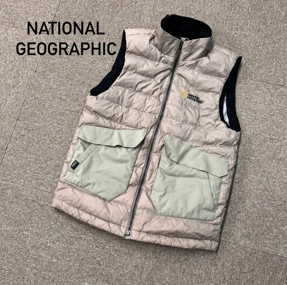 [M] National Geographic Utility Goose Down Puffer Vest