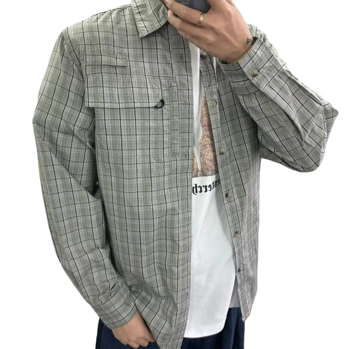 95-100 Wrangler Utility Check Shirt