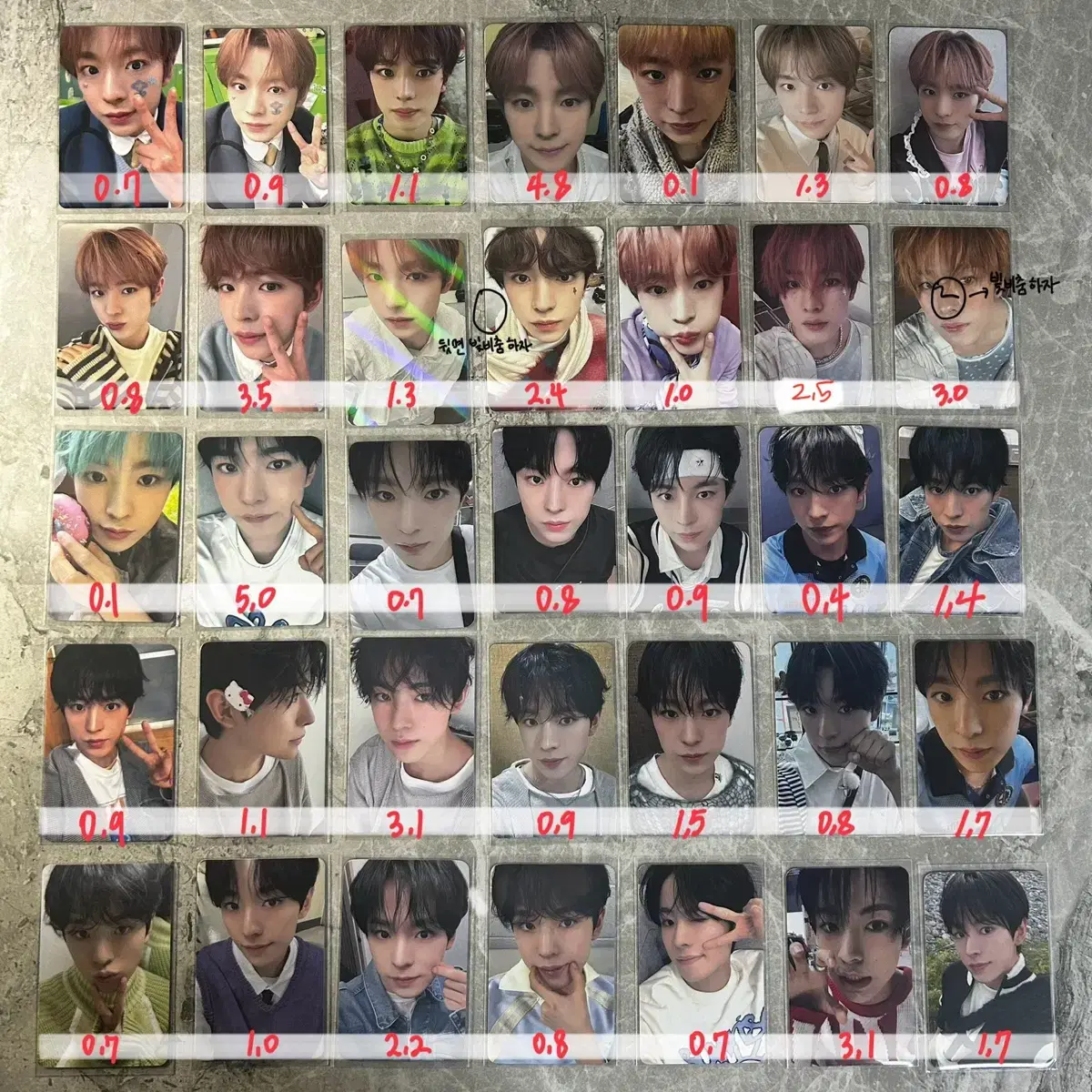 NCT wish Uusi photocard bulk Ando