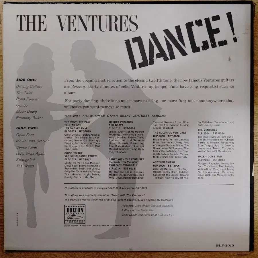 THE VENTURES 음반 d (LP 턴테이블 오디오 앰프 음향기기