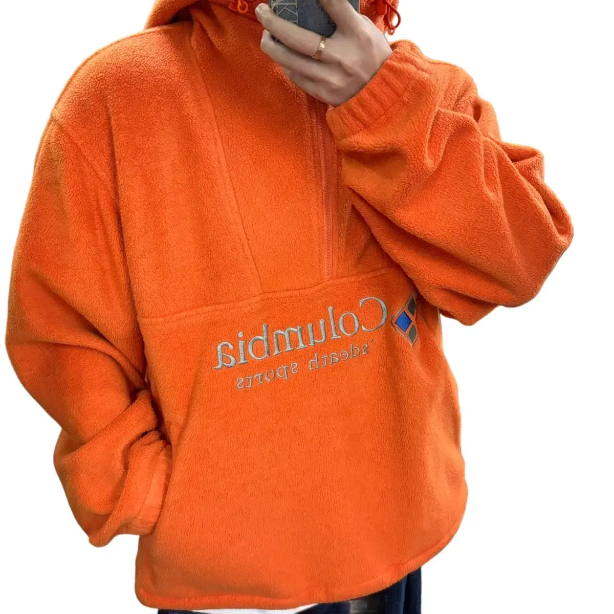 XL Columbia Coral Overfit Vahn Zip Hooded Hoodless