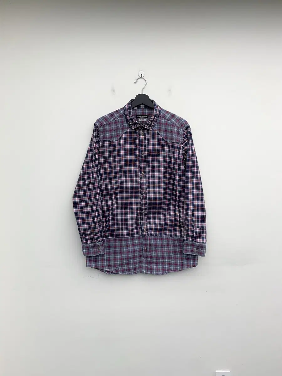 Dolce & Gabbana Multi-Check Western Shirt