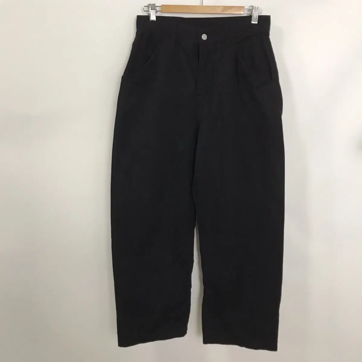 Partimento Curved Wide Chino Pants [Size M] - Black