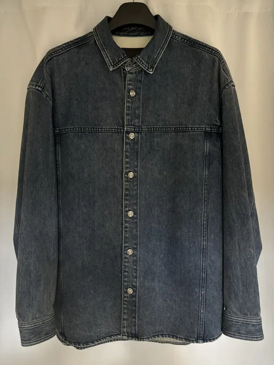 [110] 23SS Jil Stuart New York Zhongqing Denim Outer Shirt