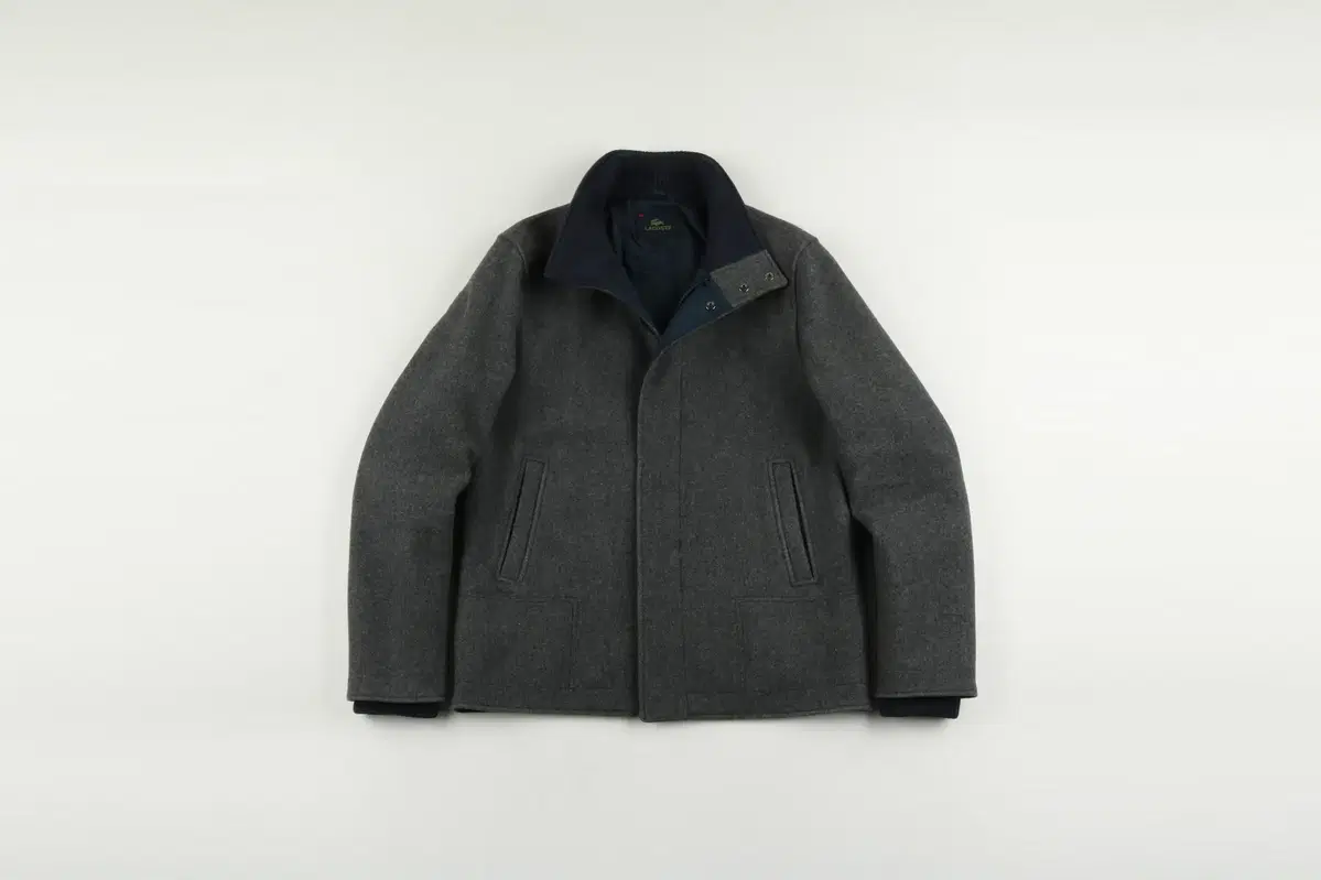 [L] Lacoste High-neck wool jacket