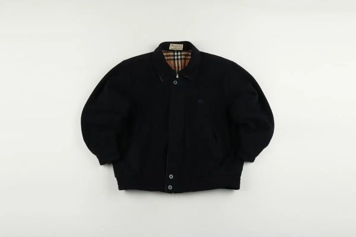 [L] 90's Burberry Wool Bloomers Jacket