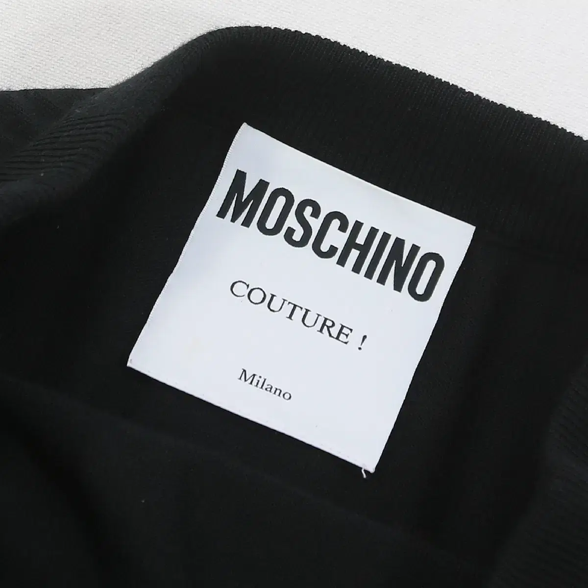 MOSCHINO 니트 밴딩 스커트 (여성용, USA 4)