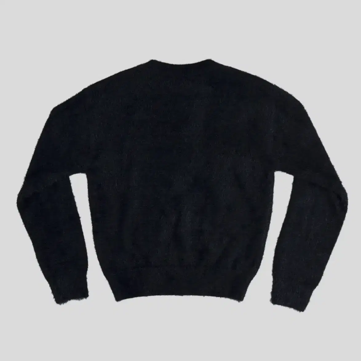 aeae Flashed Cats Angora Knit [BLACK]