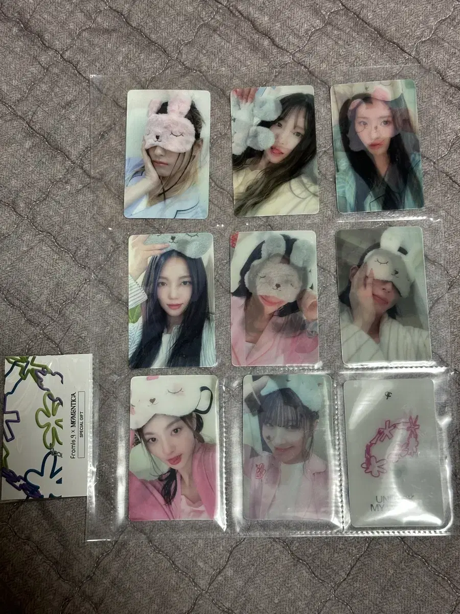 Fromis 9 weverse Live Pajamas lenticular Photocard