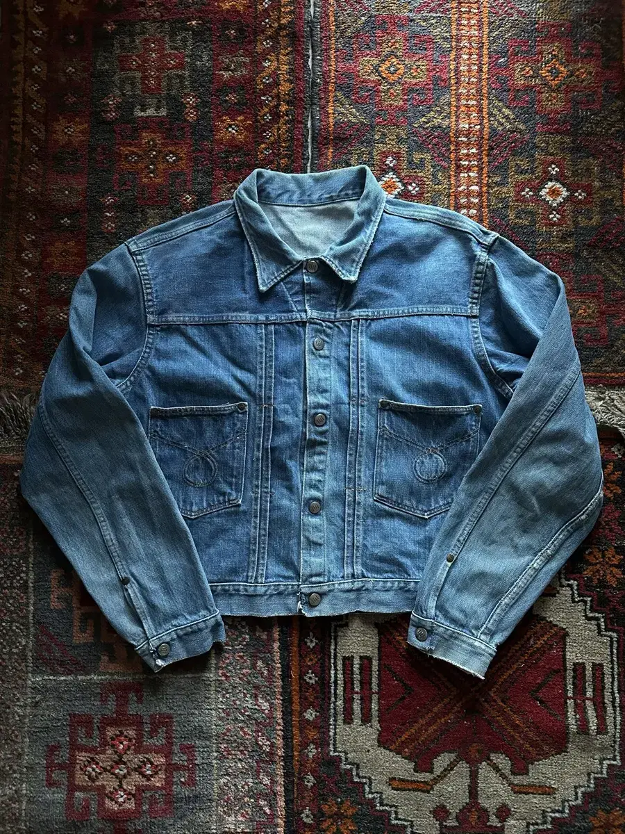 60s USA Montgomery Ward 101 2nd Generation Denim Jacket Double L RRL