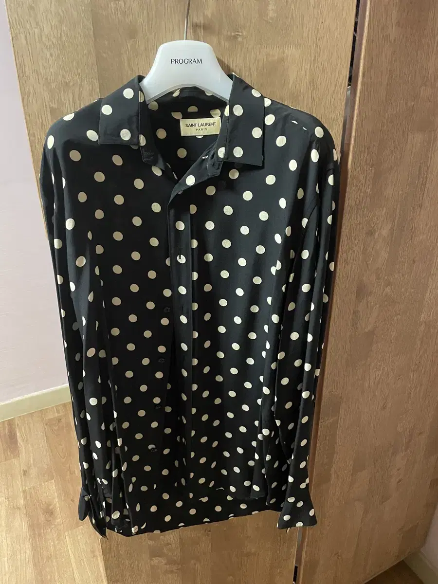 Saint Laurent dot silk shirt