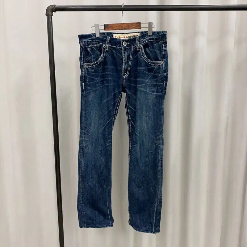 Buckeroo Jin Blue Stitched Denim Jeans 33" A06856