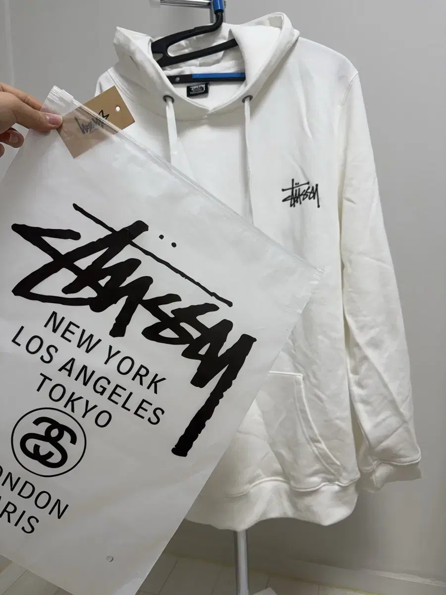 Stussy Hoodie XL White (New)