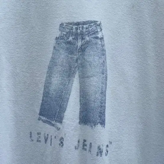 [XL]리바이스 청바지 프린팅 반팔티셔츠 Levis