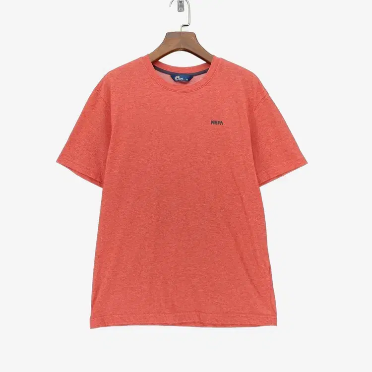 (100) Nepa Men's Red-Orange Short Sleeve T-Shirt