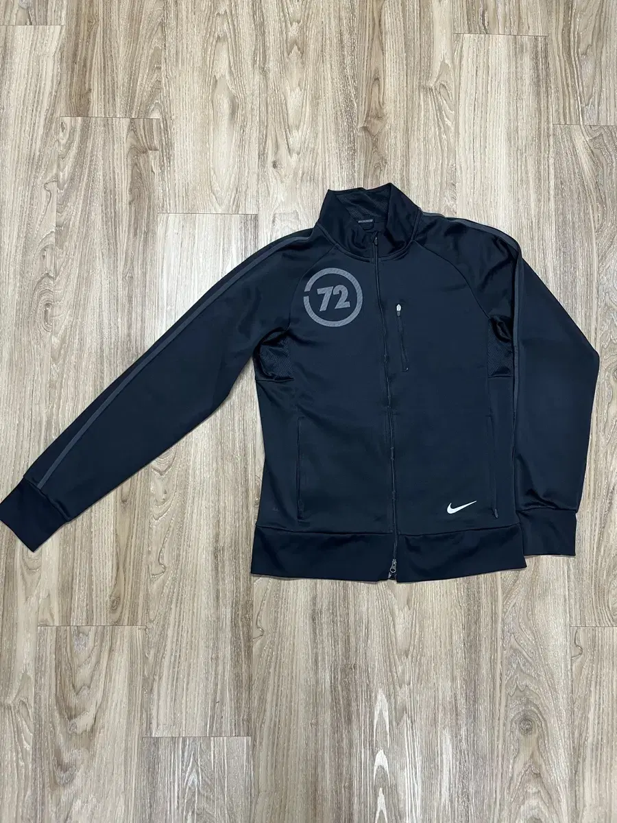 nike running track top jersey l