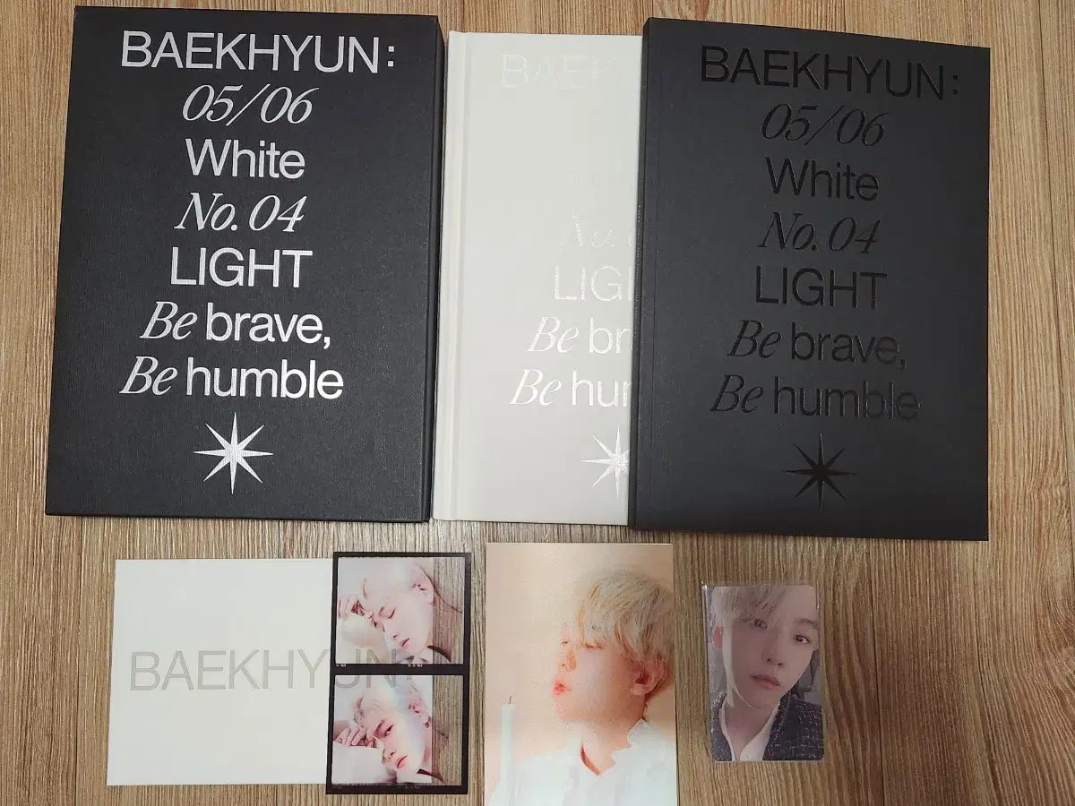 WTS exo baekhyun special photobook LIGHT full set bulk EXO photocard Quick sale