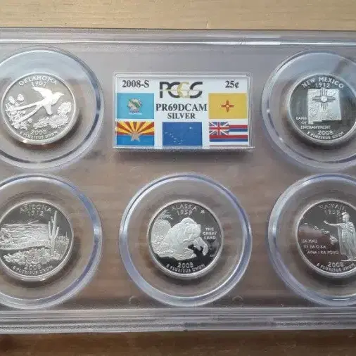 2008년 S 미국 스테이트 쿼터 PCGS PR 69DCAM 멀티그레이딩