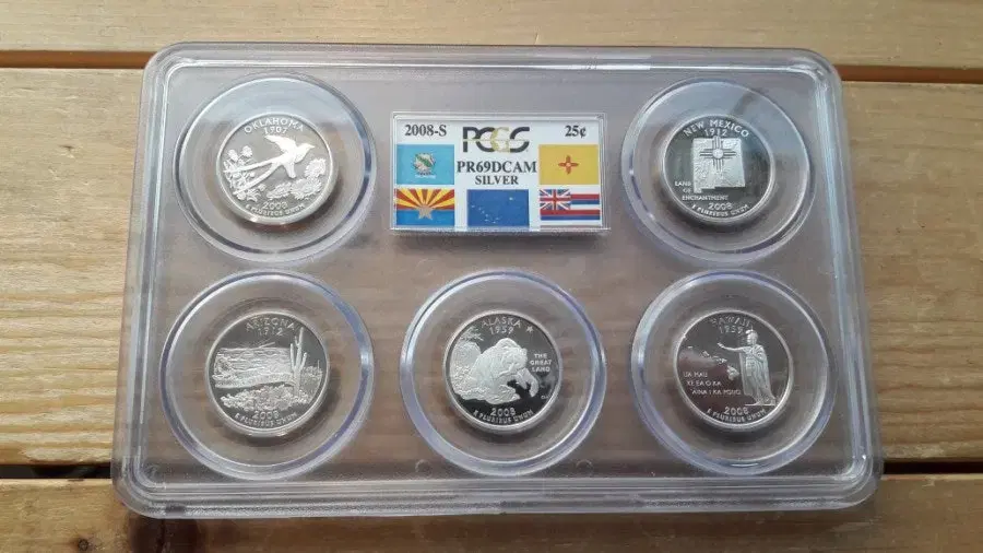 2008년 S 미국 스테이트 쿼터 PCGS PR 69DCAM 멀티그레이딩