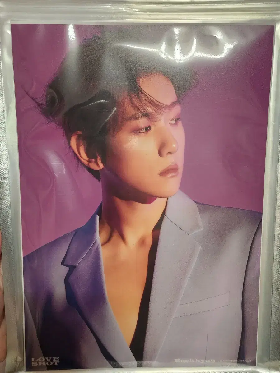 Cost wts exo baekhyun LoveShot Premium Photos photocard Disposition Quick sale S.M. Store