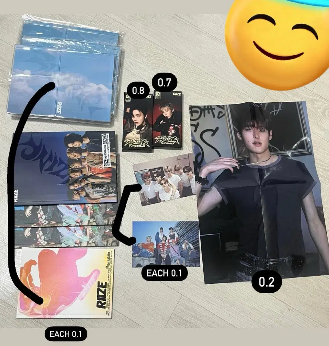 riize unsealed album ground wts