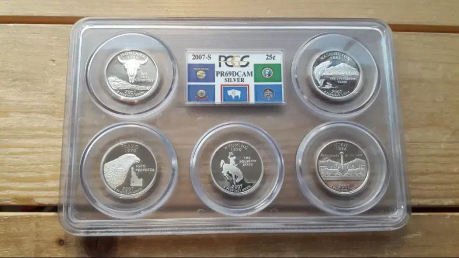 2007년 S 미국 스테이트 쿼터 PCGS PR 69DCAM 멀티그레이딩