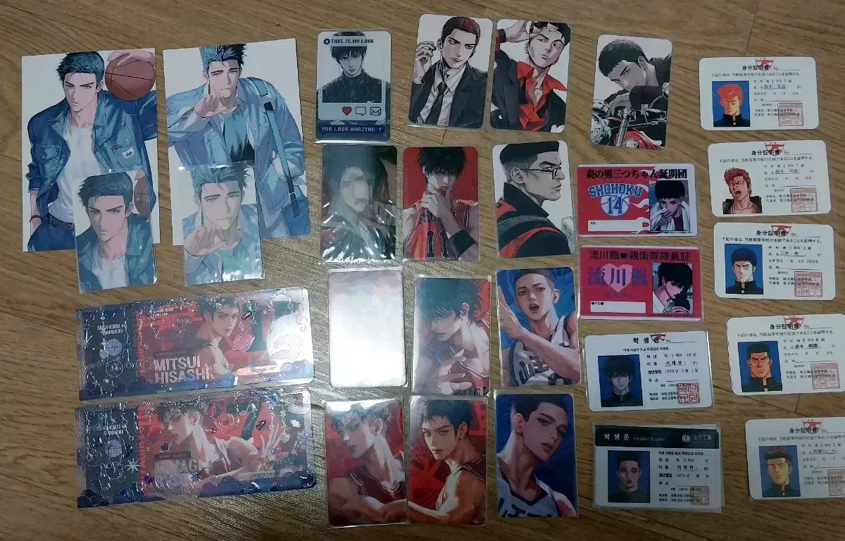 급전))slam dunk unofficial goods 농큐님 14호님 photocard 굿즈 bulk sell