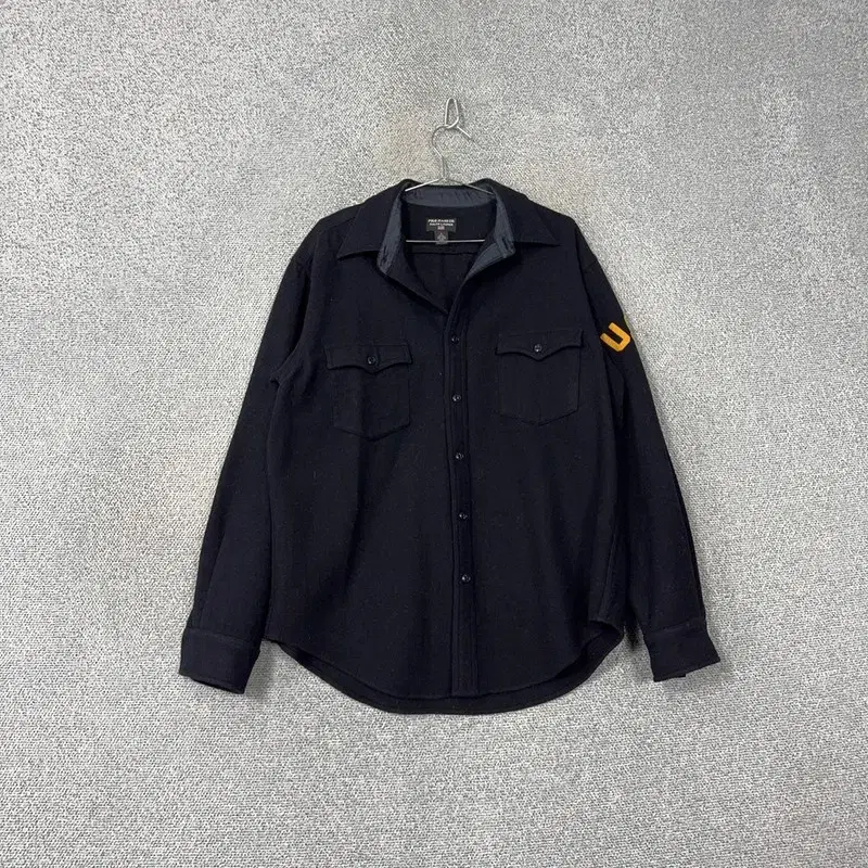 Polo Jins USA Navy Wool Shirt L