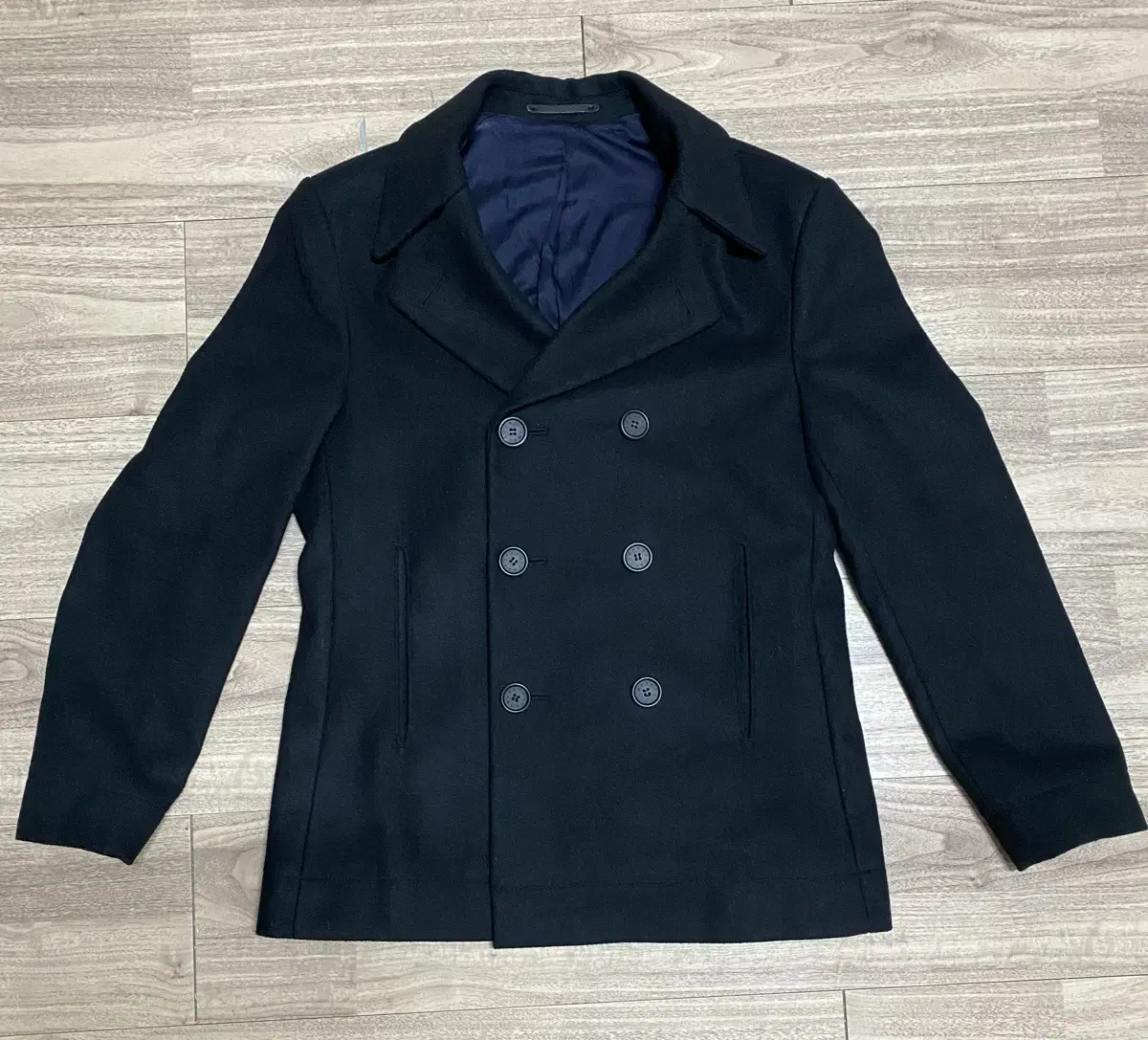 PLAC wool peacoat in flaxen jin (size 2)