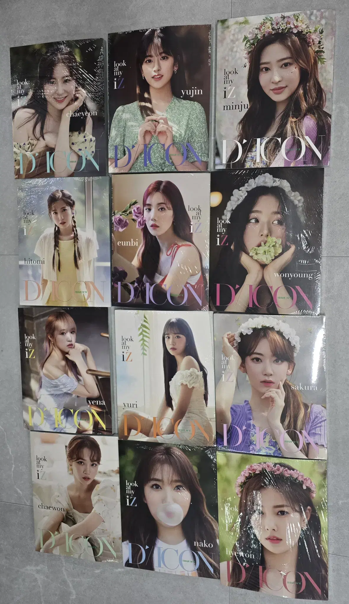 All IZ*ONE D-Ikon members (unsealed)