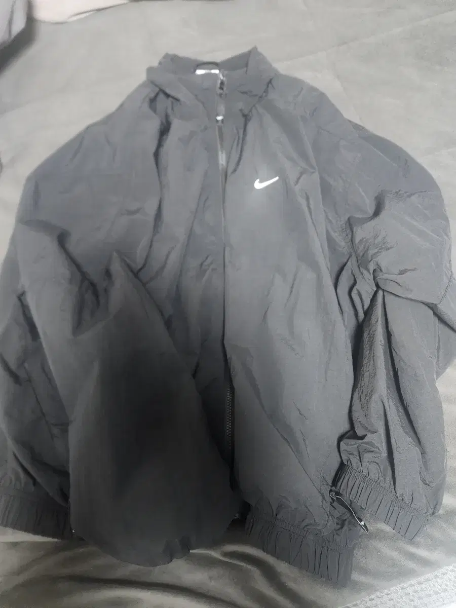 Nike NRG Soloswoosh Woven Windbreaker Black 2XL