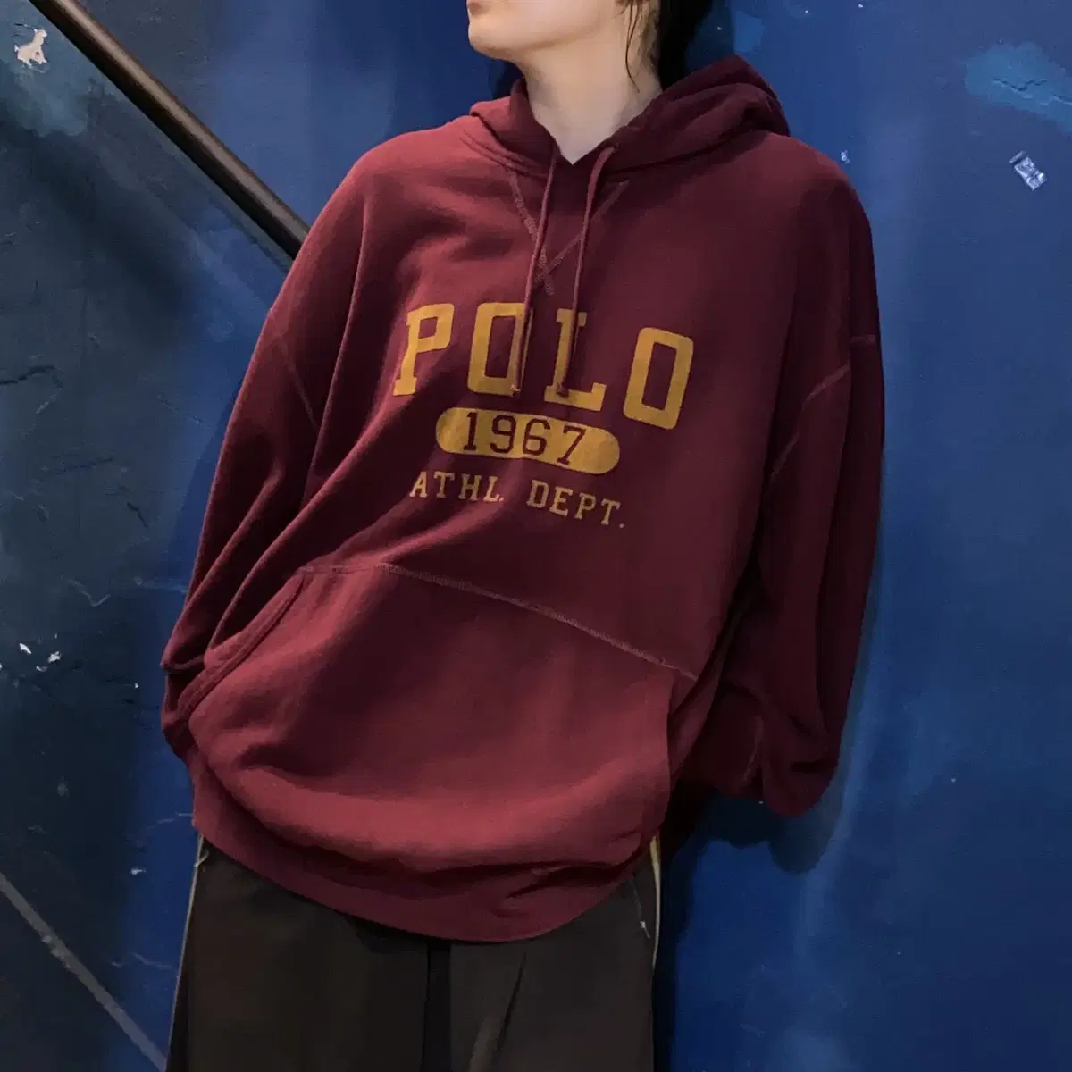 POLO RALPH LAUREN 폴로 랄프로렌 빅로고 프린팅 후드