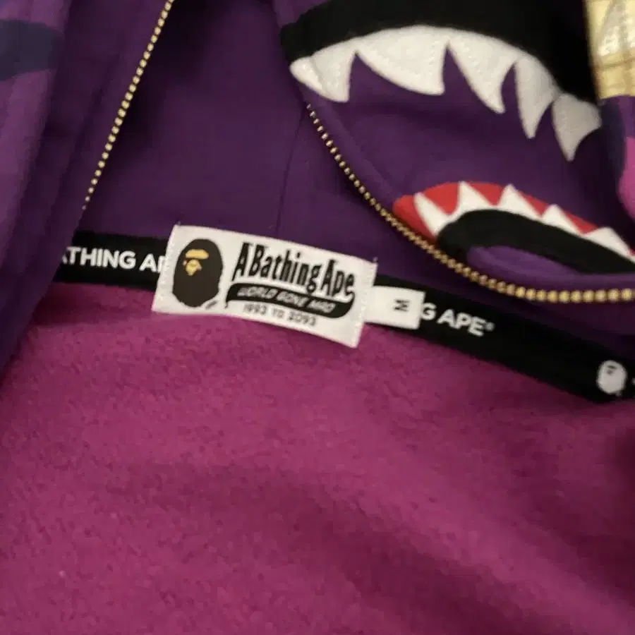 Bape double shark hoodie 24ss