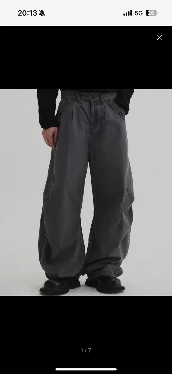 Dnsr Garment Dying Curved Pants