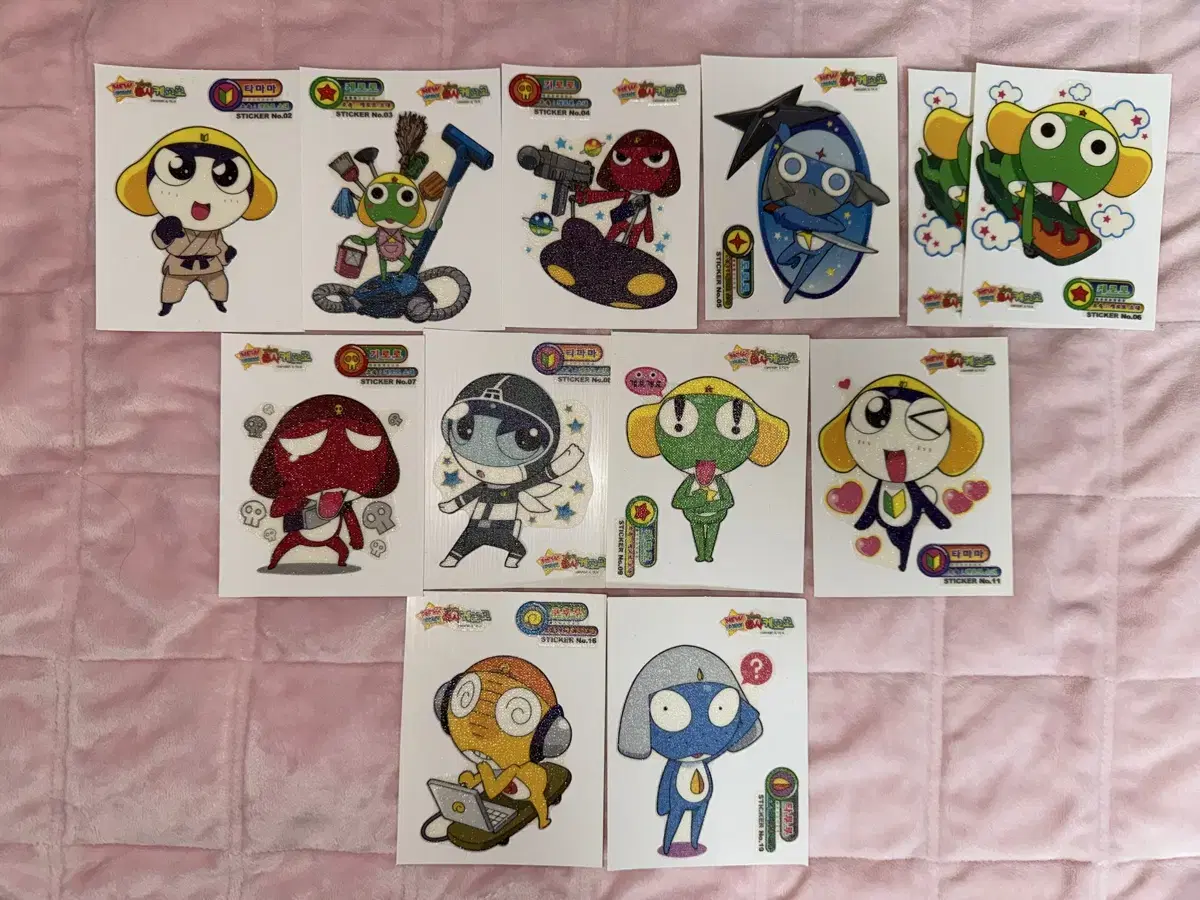 Blue Fancy Keroro King Seal Sticker bulk (Vinyl X)