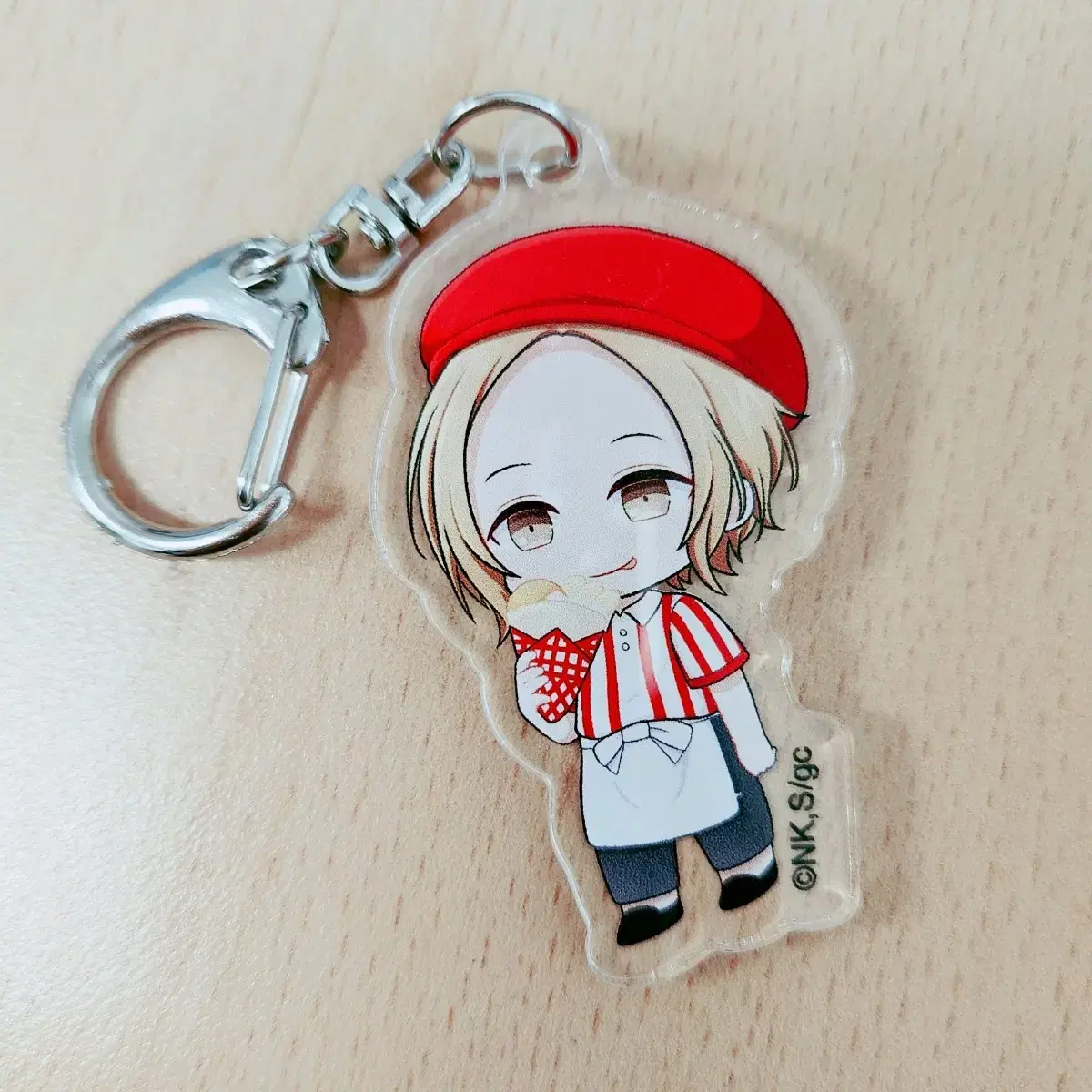 Givenchy Haruki Marion Crepe Collaboration acrylic keyring wts keychain.