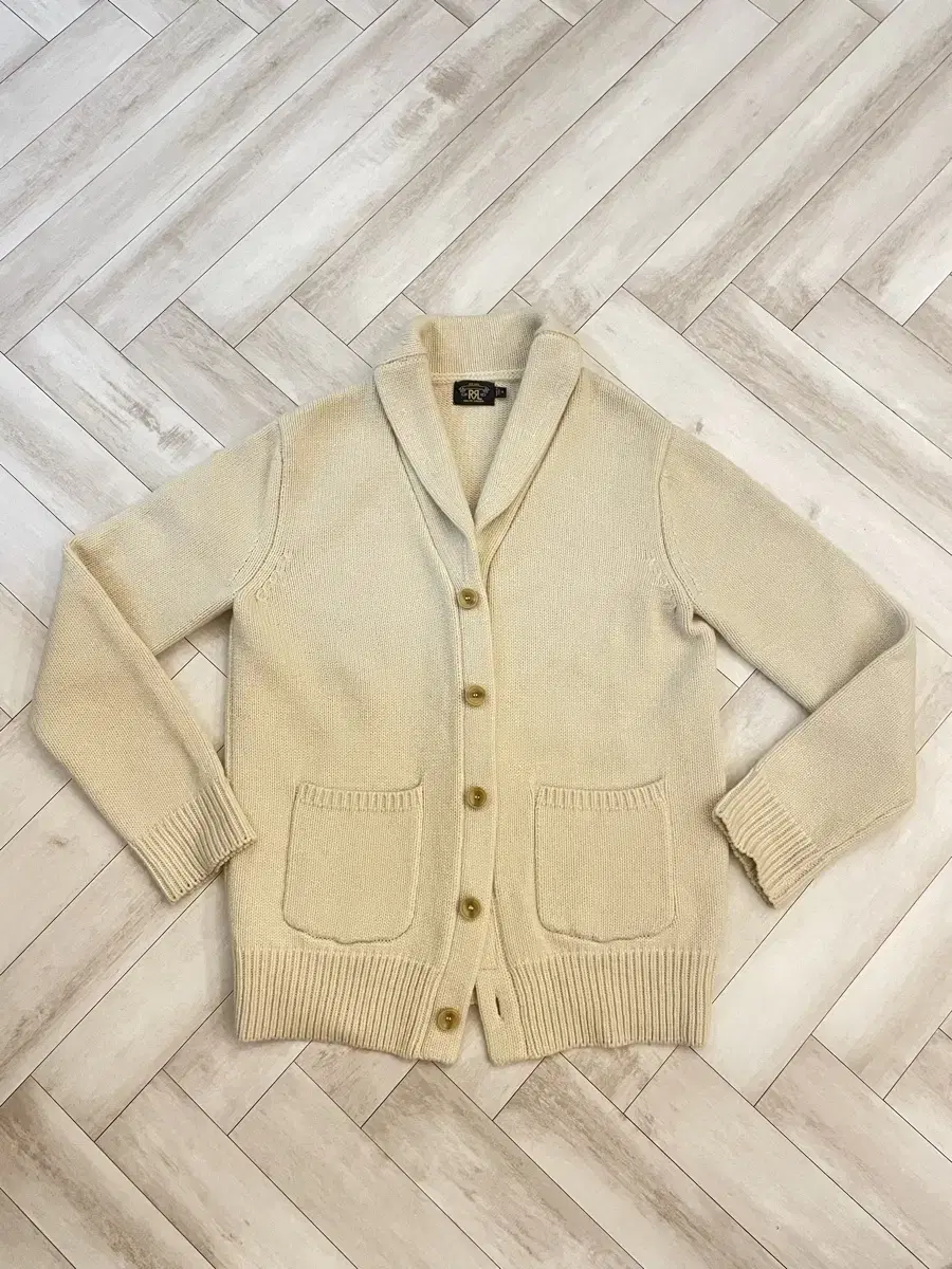 Double L (RRL) Heavy Wool Shawl Kara Cardigan / M