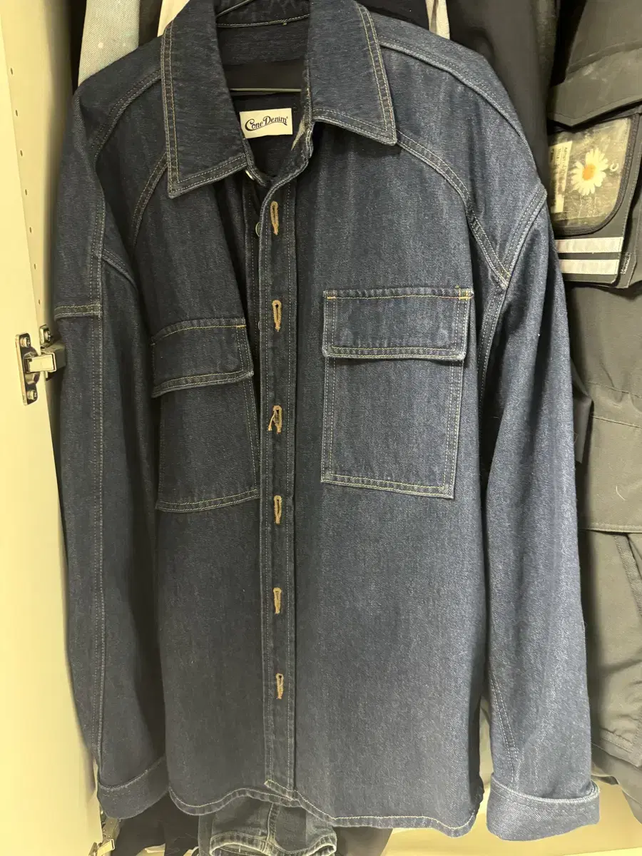 Junge22FW Denim Overshirt Overalls