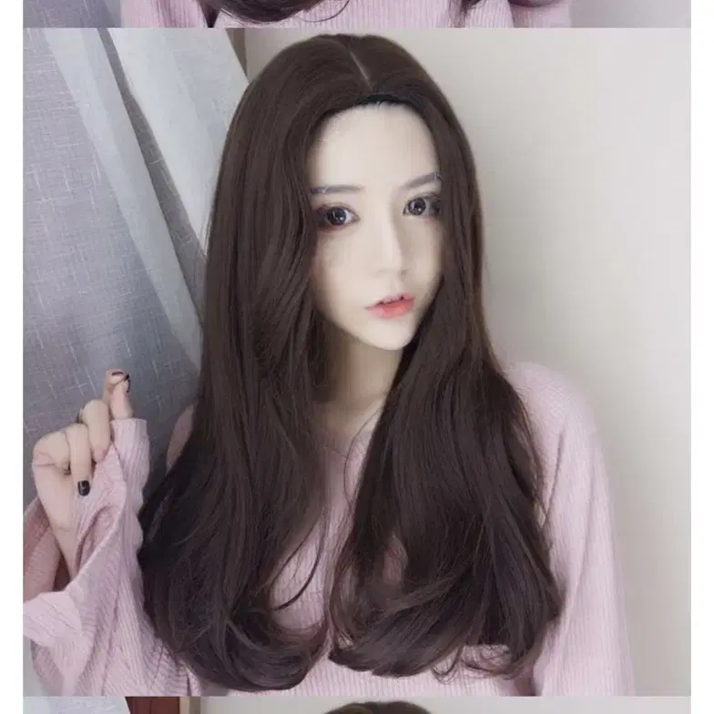 긴머리 웨이브 통가발 45cm