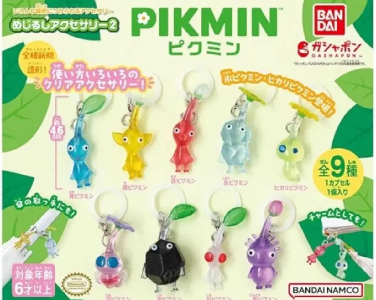 Pikmin Mejiroshi Gacha 2nd Edition