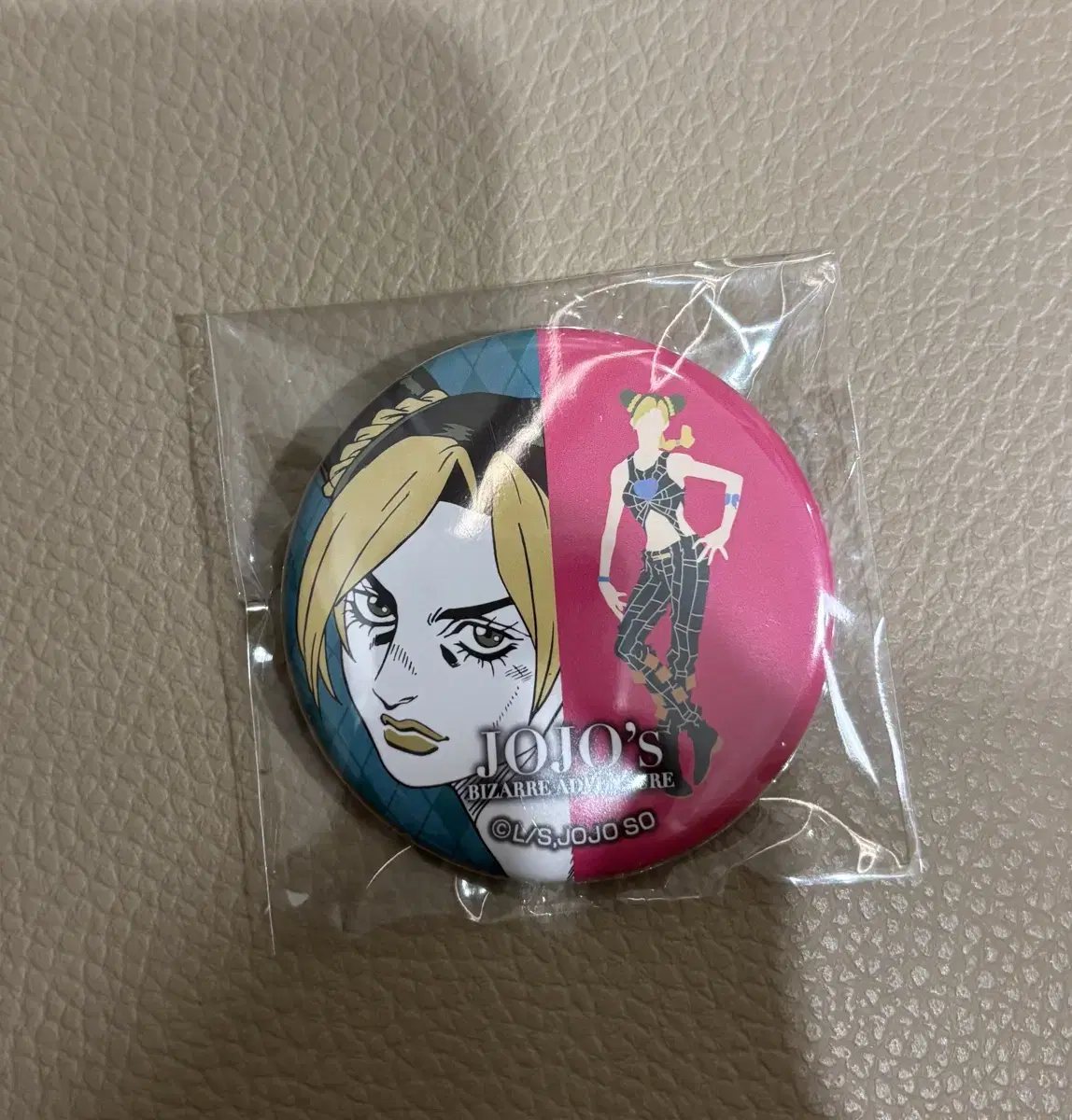 JoJo's Bizarre Adventure Part 6 Stone Ocean Jorin Can Badge Unsealed