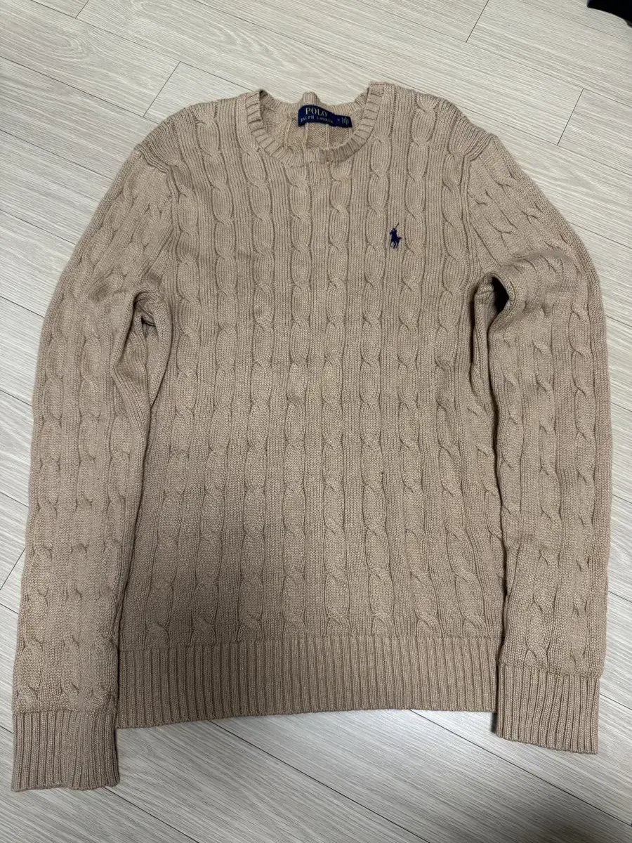 Polo ralph lauren slashed cable knit